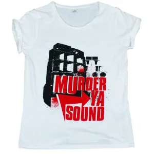 Murder Ya Sound White Womens T-Shirt