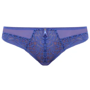 Soiree Lace Denim Blue Brief - Freya