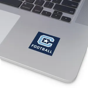 The Citadel Block C Logo, Football, OutdoorStickers, DieCut