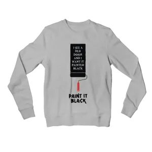 The Rolling Stones Sweatshirt - Paint It Black