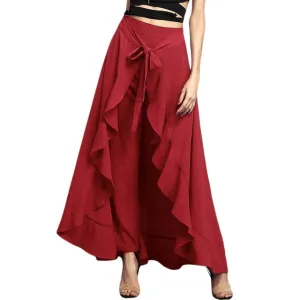 Trendy Causal Loose Skirt Pants